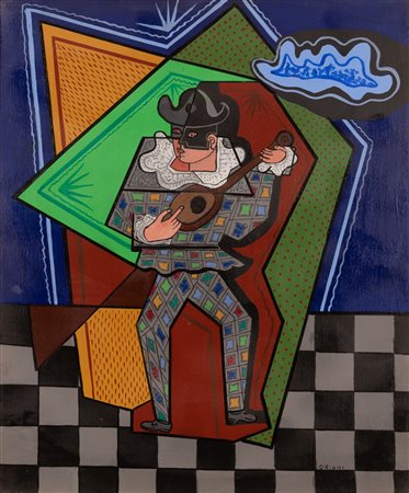 Pippo Oriani (Torino, 1909 - Roma, 1972)  Arlecchino