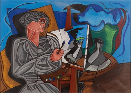 Pippo Oriani (Torino, 1909 - Roma, 1972)  Il pittore