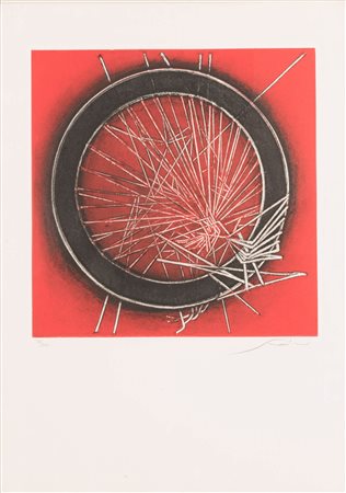 Emilio Scanavino (Genova, 1922 - Milano, 1986)  Senza titolo