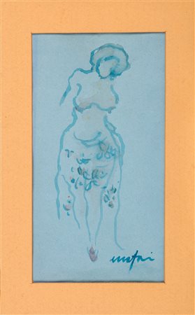 Mario Mafai (Roma, 1902 - roma, 1965)  Nudo di donna