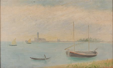 Umberto Lilloni (Milano, 1898 - Milano, 1980)  Laguna veneta