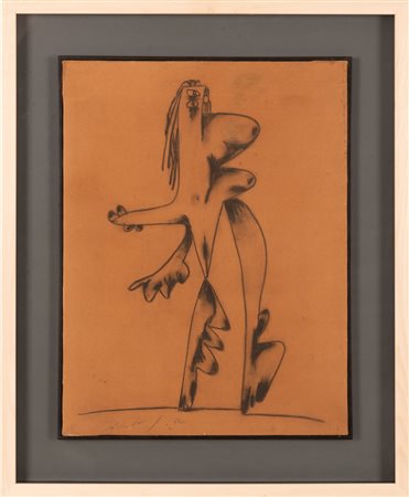 Gianni Dova (Roma, 08/01/1925 - Pisa, 14/10/1991)  Senza titolo