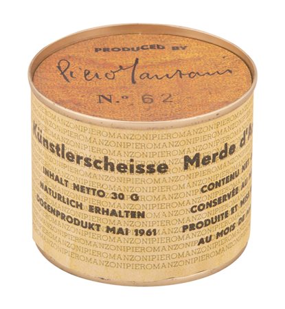 Piero Manzoni (Soncino, 1933 - Milano, 1963)  Multiplo Merda d'artista