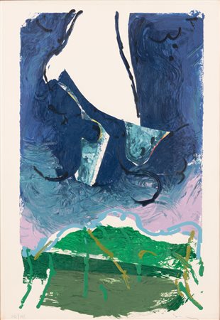 Mario Schifano (Homs, 20/09/1934 - Roma, 26/01/1998)  Composizione