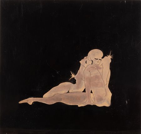 Salvador Dalì (Figueres, 1904 - Figueres, 1989)  Gli amanti