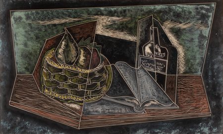 Pippo Oriani (Torino, 1909 - Roma, 1972)  Bottiglia più natura