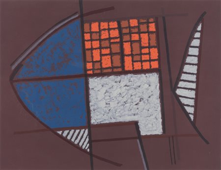 Alberto Magnelli (Firenze, 1888 - Meudon, 1971)  Senza titolo 