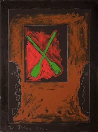 Tano Festa (Roma, 1938 - Roma, 1988)  The wittness now