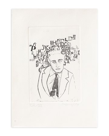 GIACOMO PORZANO ( 1925-2006) - Senza Titolo, 1969