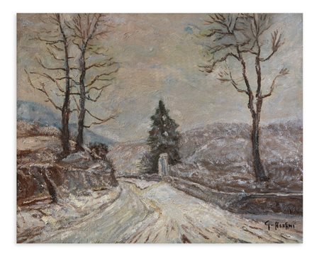 GIUSEPPE ALZANI - Ultima neve a Lozza