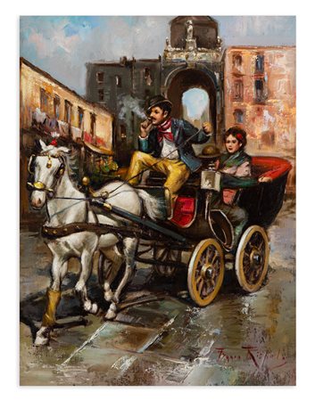 FRANCO RISPOLI (1921-1989) - Carrozzella Napoletana