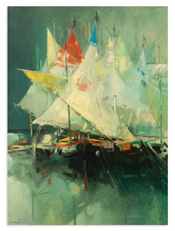 ANONIMO - Prova di vela, 1969