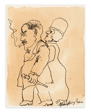 FRANZ BORGHESE (1941-2005) - Senza Titolo