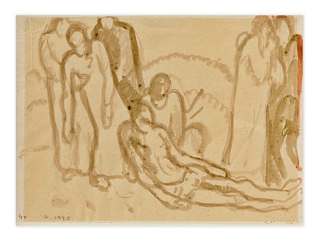 FELICE CARENA (1879-1966) - Senza Titolo, 1920
