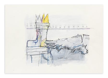 GIORGIO BELLANDI (1930-1976) - Senza Titolo, 1968