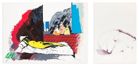 AUTORI VARI (FOMEZ E GRAZIADEI) - Lotto unico di 2 opere