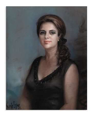 VICENTE EYRE (1918-?) - Figura di Nobildonna