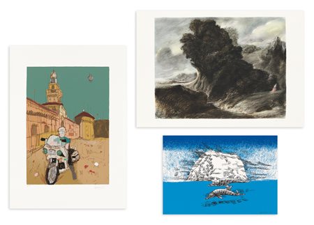 AUTORI VARI (GIOVAGNOLI, TURCHIARO E BARTOLINI) - Lotto unico di 3 opere