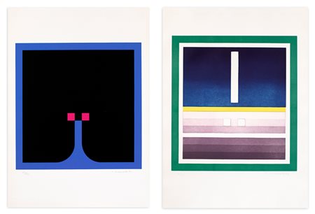 CARLO LORENZETTI (1934) - Lotto unico composto da 2 opere grafiche