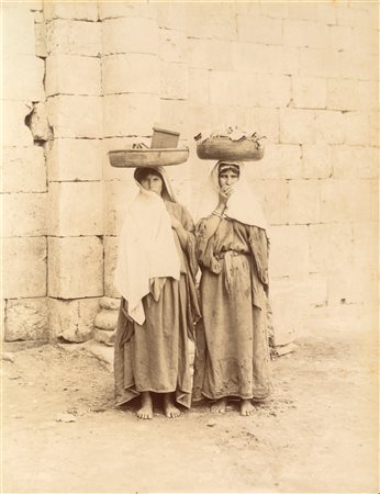 Félix Bonfils (1831-1885)  - Femmes de Siloe Palestine, 1867/1870