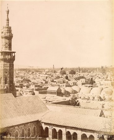 Félix Bonfils (1831-1885)  - Damas, Minaret de l'ovest, Syrie, 1870s
