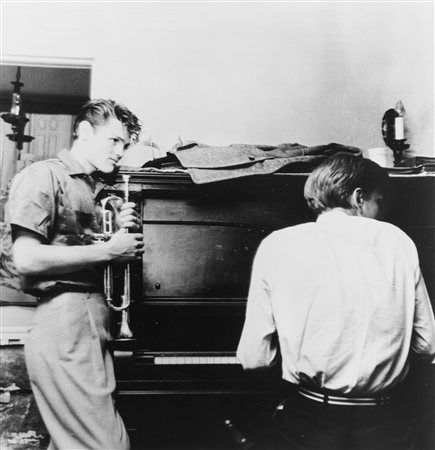 William Claxton (1927-2008)  - Chet Baker, Jam Session, Pasadena, 1953