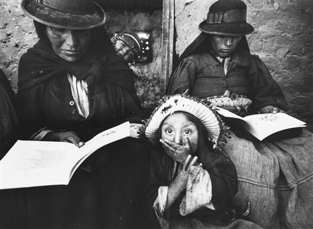 Ken Heyman (1930-2019)  - Adult-education class for women who cannot read, Puno, Peru, 1959