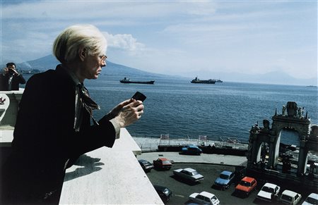 Nino Lo Duca (1940)  - Ritratto di Andy Warhol a Napoli, 1980s