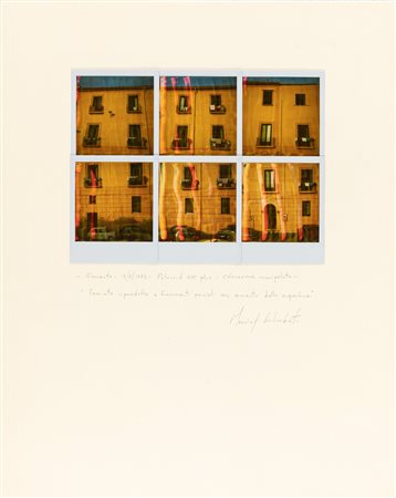 Maurizio Galimberti (1956)  - Sorrento, facciata riprodotta a frammenti parziali con aumento della superficie, 1989