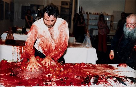 Hermann Nitsch (1938-2022)  - Senza titolo (Azione), 1990s