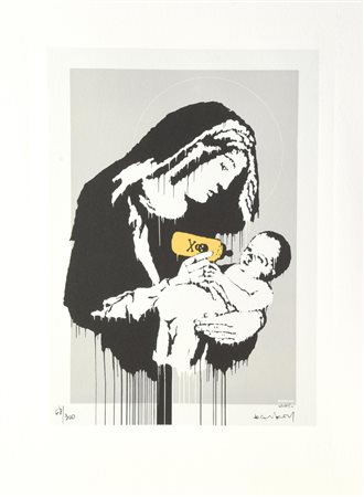 Da Banksy TOXIC MARY eliografia su carta Arches, cm 38,5x28,3; es. 68/300...