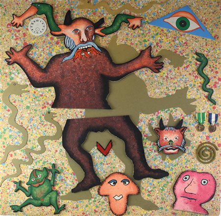 Enrico Baj (1924 - 2003) LA PICCOLA APOCALISSE (VERSIONE I) multiplo a...