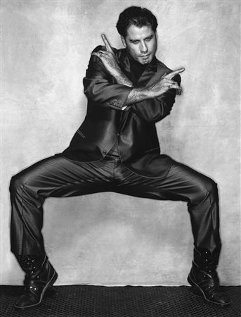 Albert Watson (1942) JOHN TRAVOLTA, NYC. stampa vintage al platino, cm...
