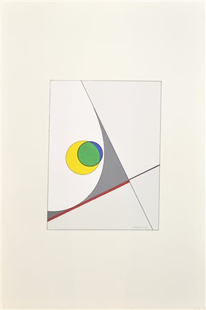 Luigi Veronesi (1908 - 1998) COMPOSIZIONE tempera e china su cartoncino, cm...