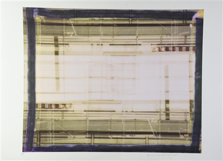 Maurizio Galimberti (1956) WHITE RED PIET pigmenti su cartoncino cotone, cm...