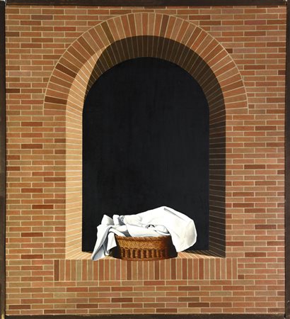 Giorgio Tonelli (1941) NATURA MORTA olio su tavola, cm 50x46,1 firma sul...