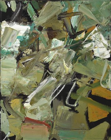 Piero Ruggeri (1930 - 2009) INTERNO DI BOSCO N.1 olio e tecnica mista su...