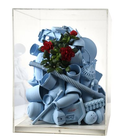 Caterina Tosoni (1961) ACCUMULAZIONE QUOTIDIANA CON AZALEE accumulazione di...