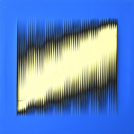 Gioppe Di Bella (1945 - 2007) SENZA TITOLO acrilico su doppia tela, cm 60x60...