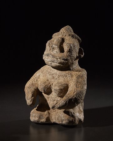  Sao - Chad  - Terracotta antropomorfa.
Mancanze e restauri.
Etichetta di collezione Monti n 3967.