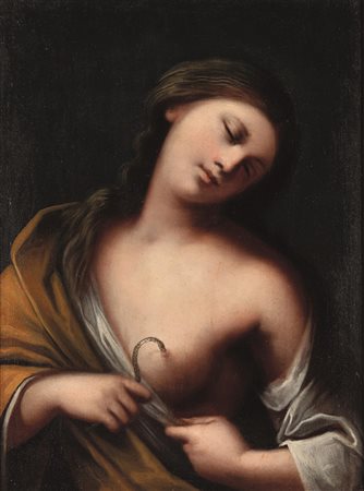 Scuola emiliana del XVII secolo Suicidio di Cleopatra