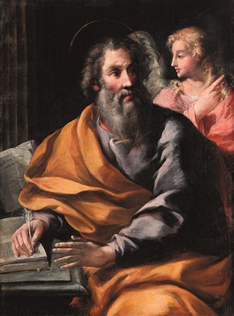 Scuola italiana del XVII secolo San Matteo e l'angelo