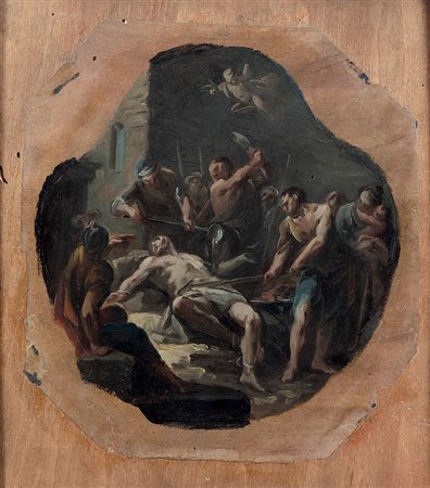 Scuola lombarda del XVIII secolo Martirio di San Lorenzo