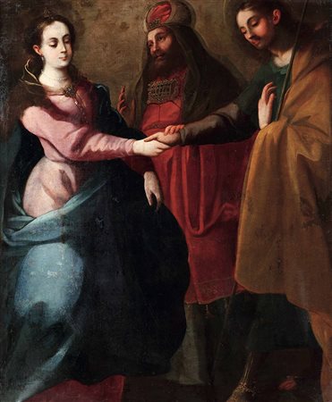 Scuola italiana del XVII secolo Lo sposalizio della Vergine