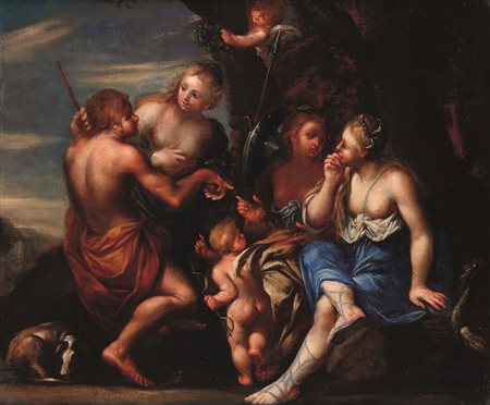 Scuola bolognese del XVIII secolo Il giudizio di Paride