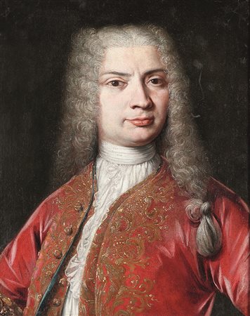 Scuola veneta del XVIII secolo Ritratto di gentiluomo