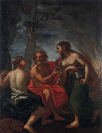 Costanzi Placido attribuito a, Lot e le figlie