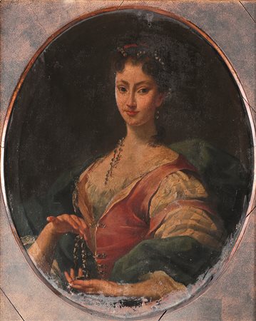 Scuola emiliana del XVIII secolo Ritratto di dama