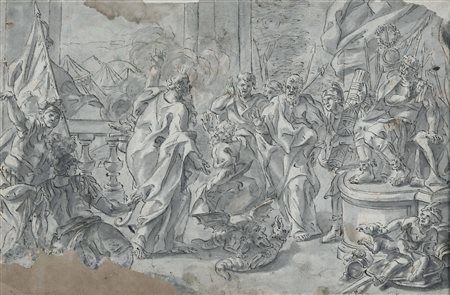 Scuola napoletana del XVIII secolo Episodi della vita di Mosè