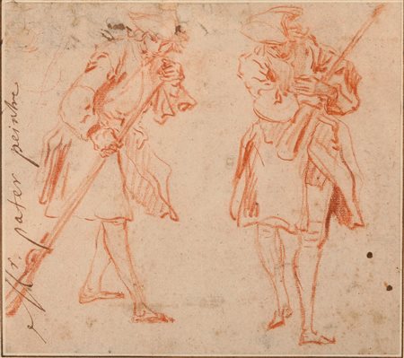 Pater Jean-Baptiste François, Studi di due uomini con fucile